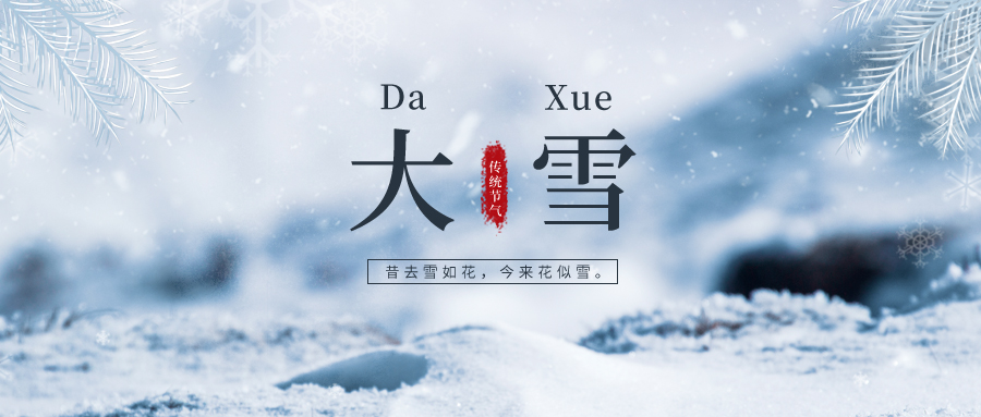 大雪 ▎雪落冬藏，将美好酝酿~